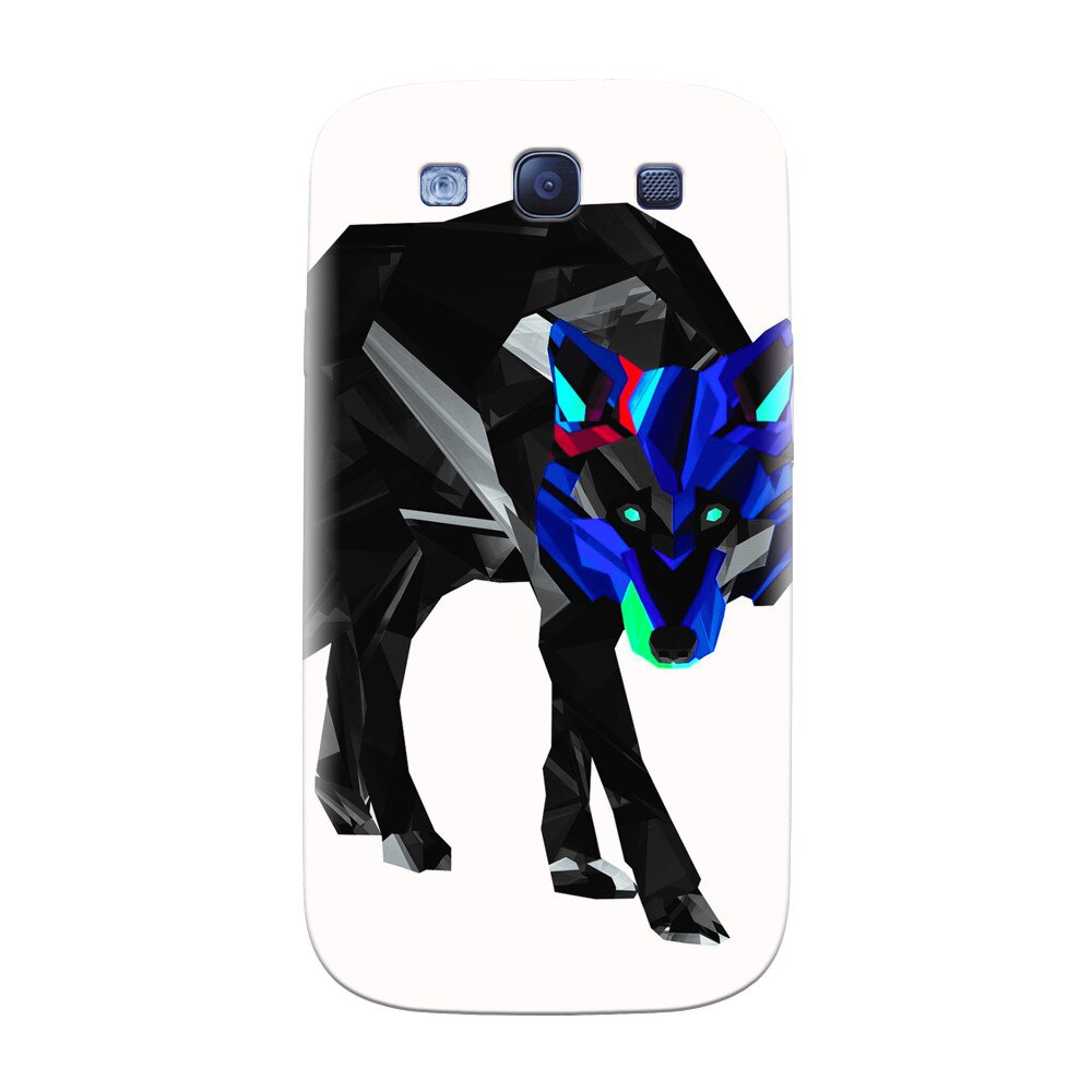 Husa silicon pentru Samsung Galaxy S3, Abstract Wolf