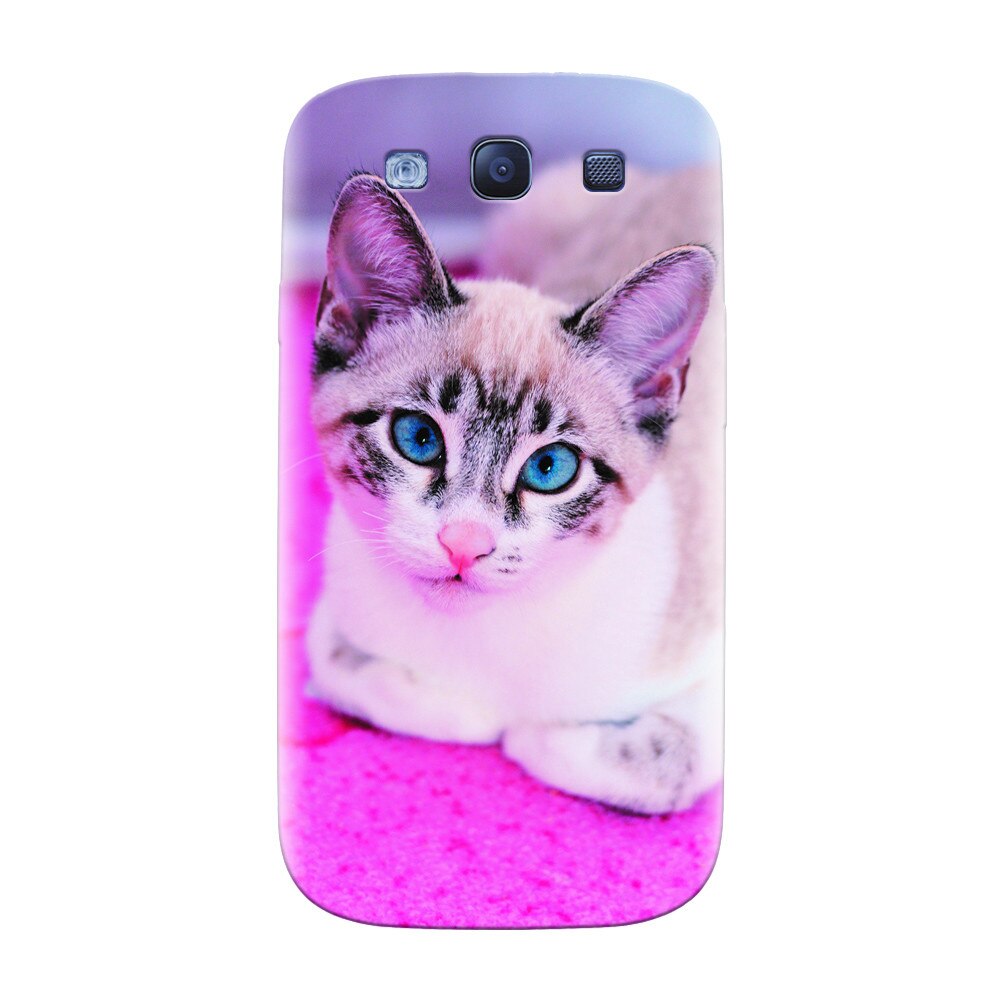 Husa silicon pentru Samsung Galaxy S3, Siamese Kitty