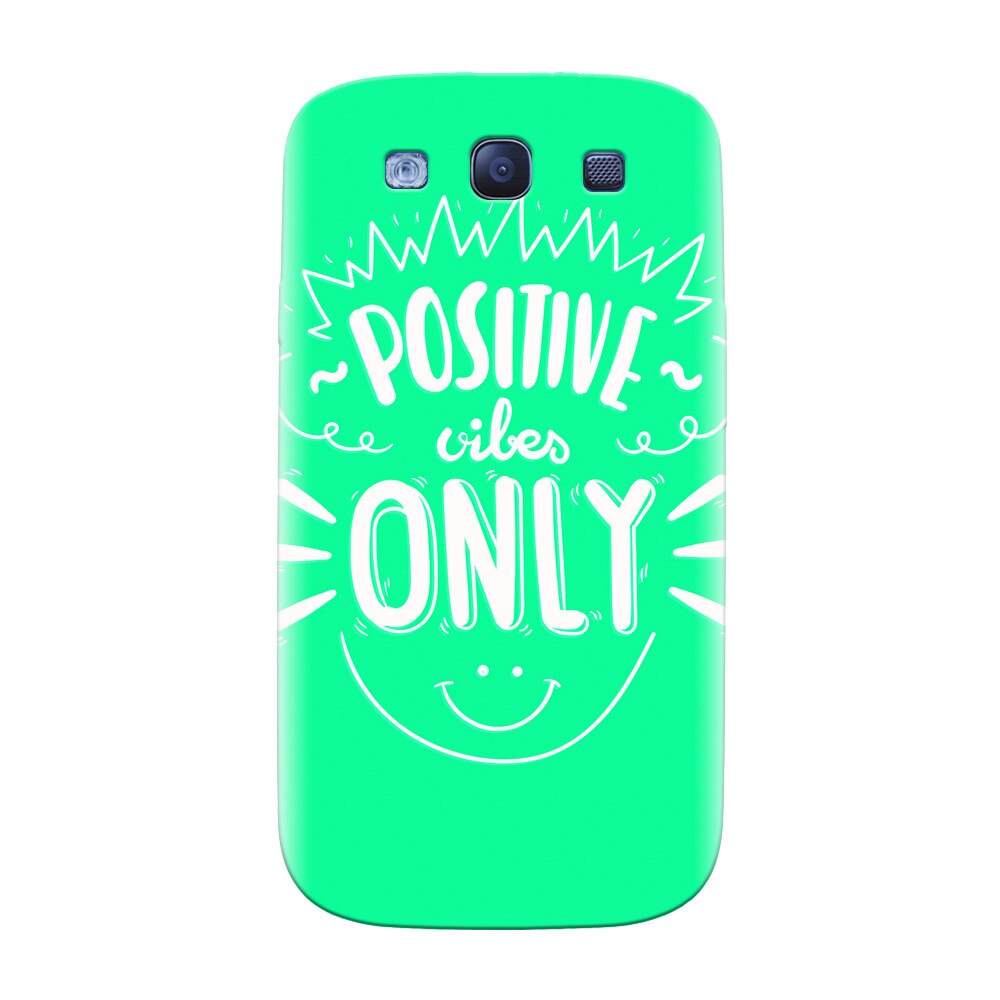 Husa silicon pentru Samsung Galaxy S3, Positive Vibes
