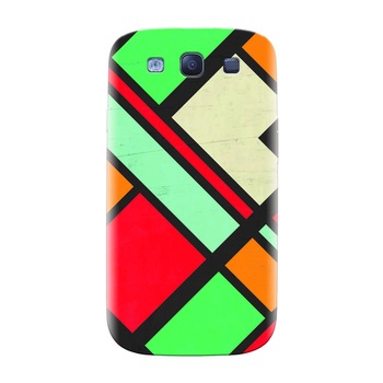 Husa silicon pentru Samsung Galaxy S3, Retro Grunge Husa silicon pentru Samsung Galaxy S3, Retro Grunge