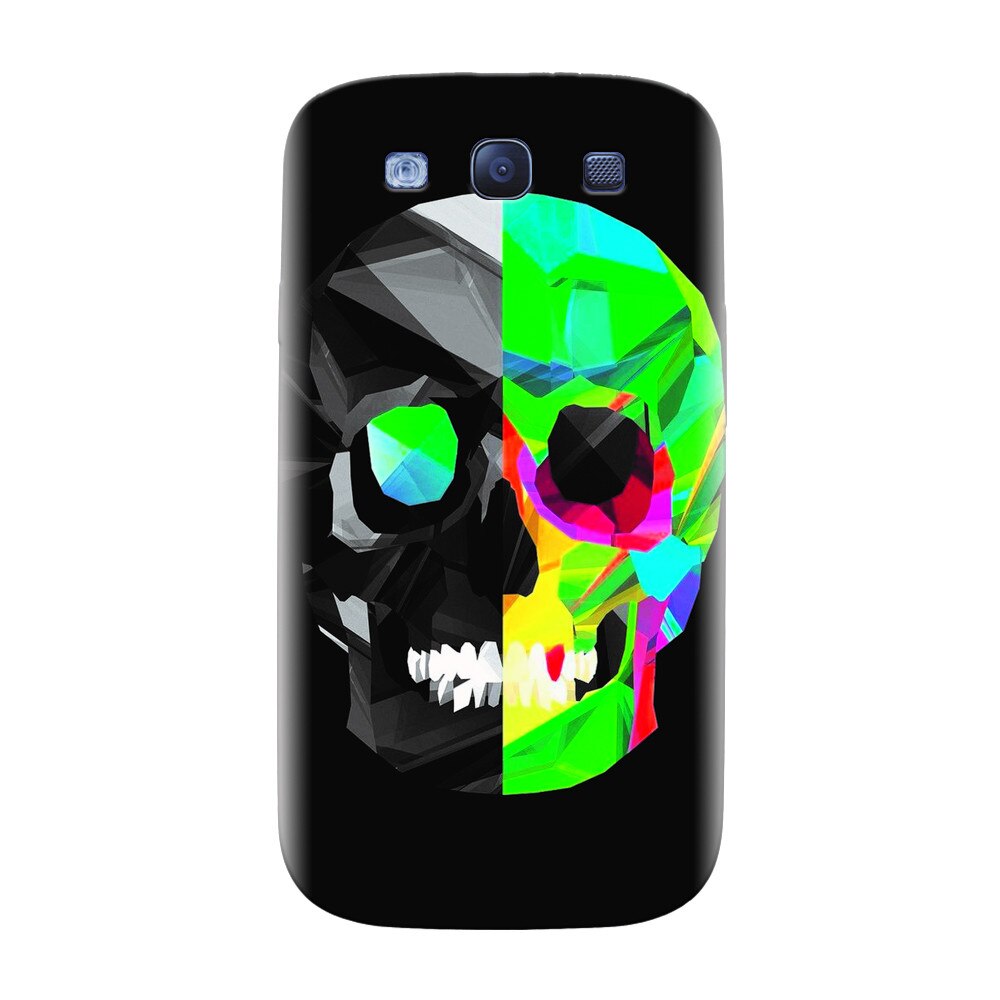 Husa silicon pentru Samsung Galaxy S3, Colorful Skull