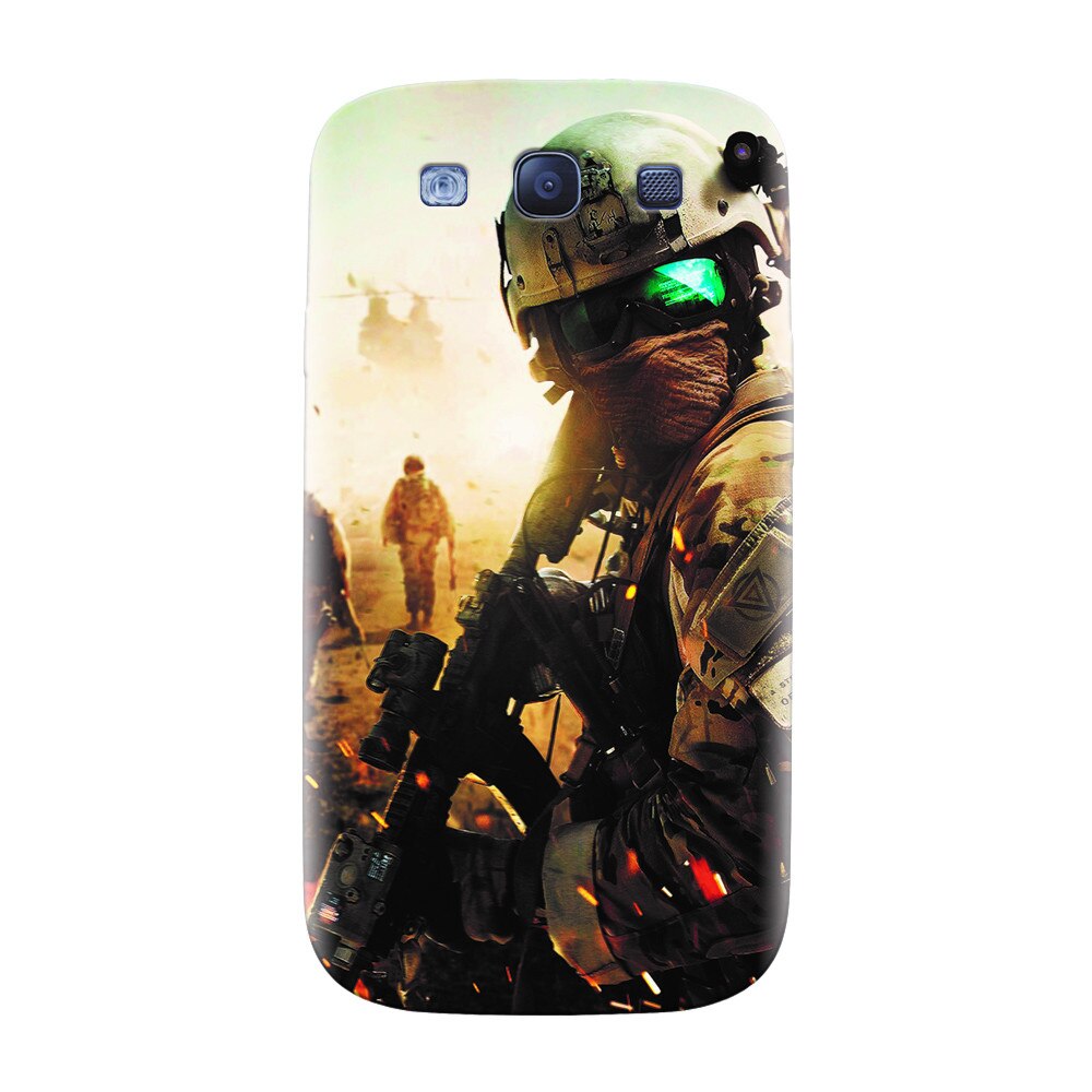 Husa silicon pentru Samsung Galaxy S3, Battlefield