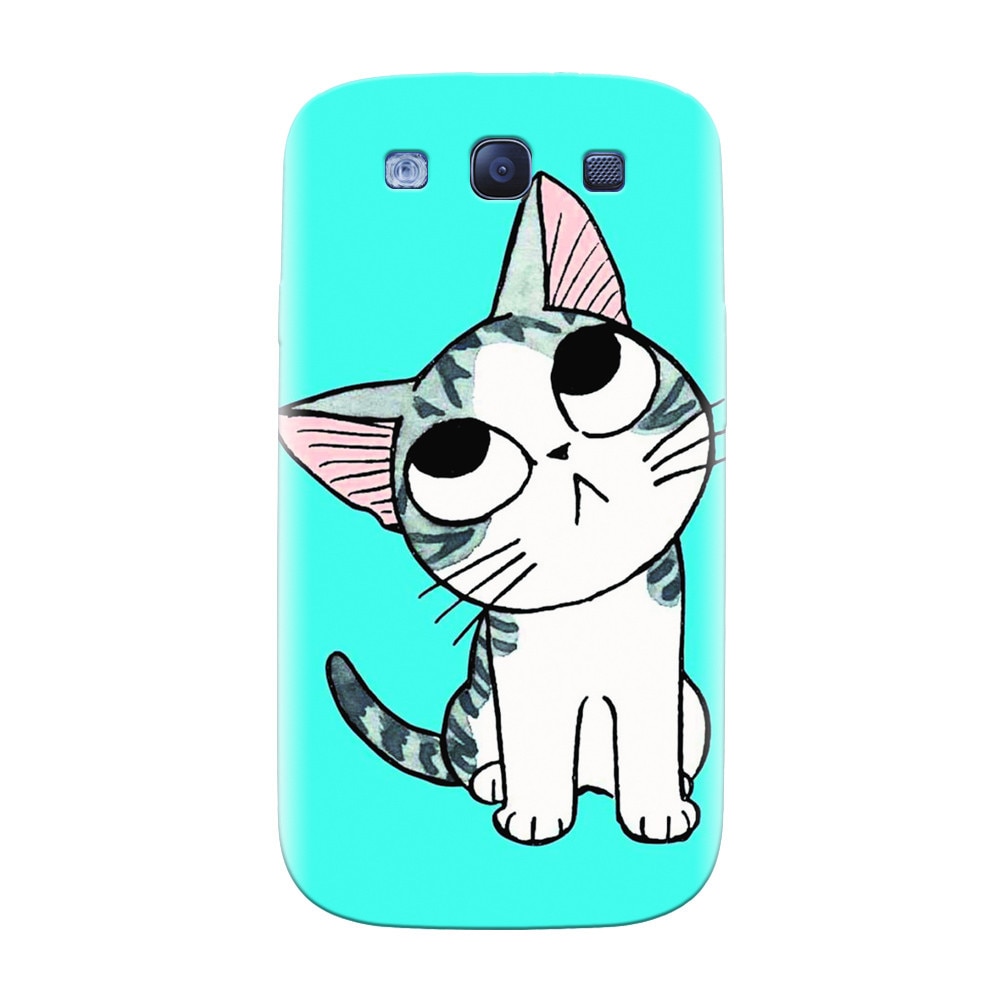 Husa silicon pentru Samsung Galaxy S3, Cat Lovely Cartoon