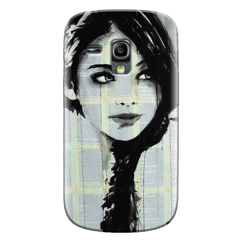 Husa silicon pentru Samsung Galaxy S3 Mini, Blue Eyes