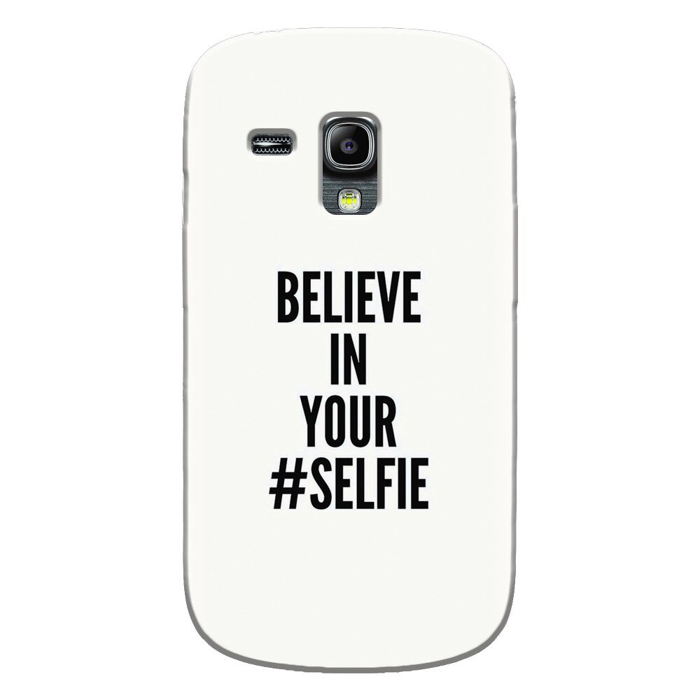Husa silicon pentru Samsung Galaxy S3 Mini, Believe In Yourlfie