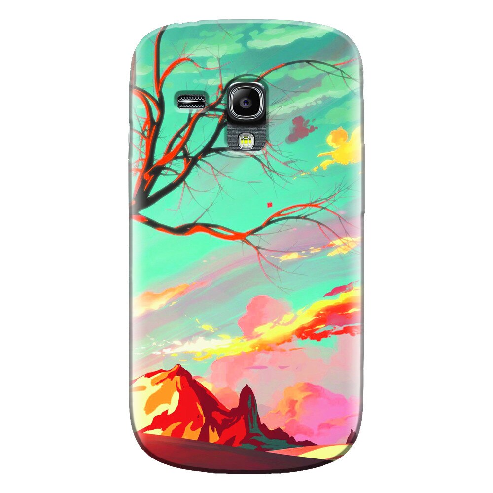 Husa silicon pentru Samsung Galaxy S3 Mini, Artistic Landscape