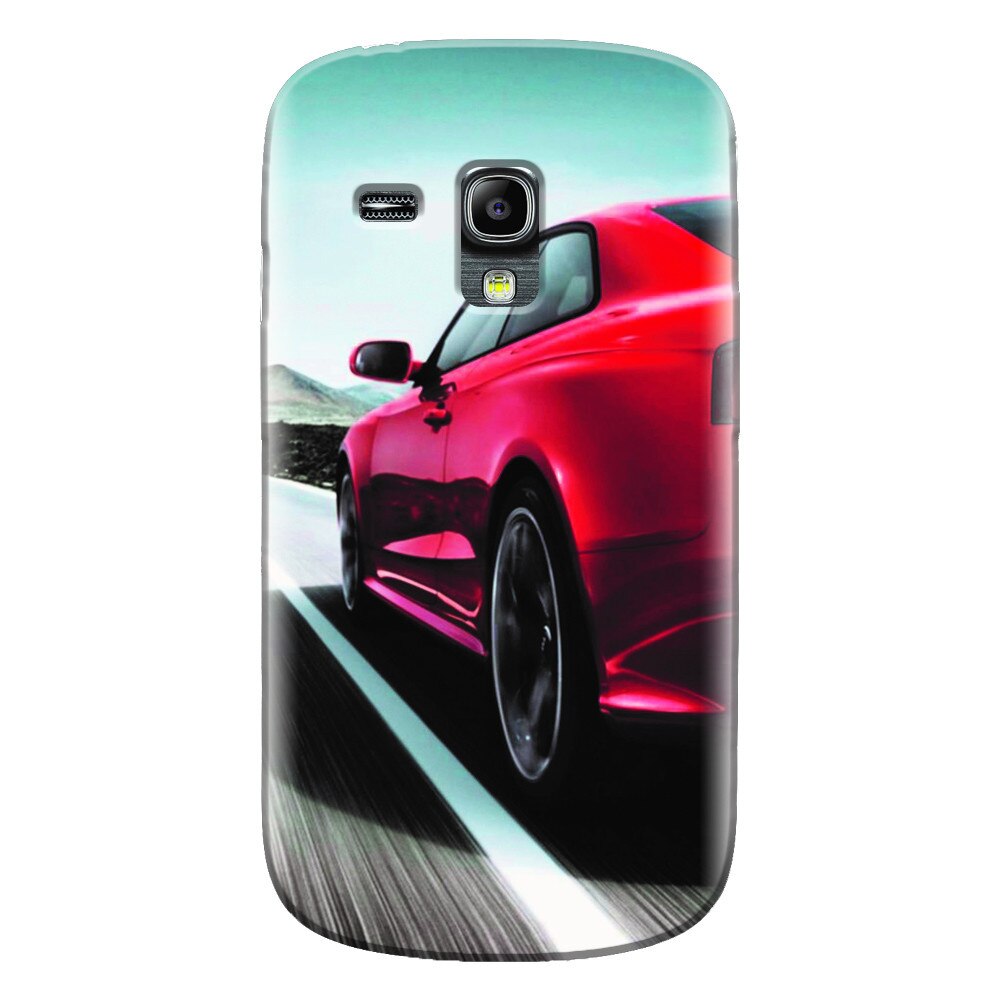 Husa silicon pentru Samsung Galaxy S3 Mini, Car On Road