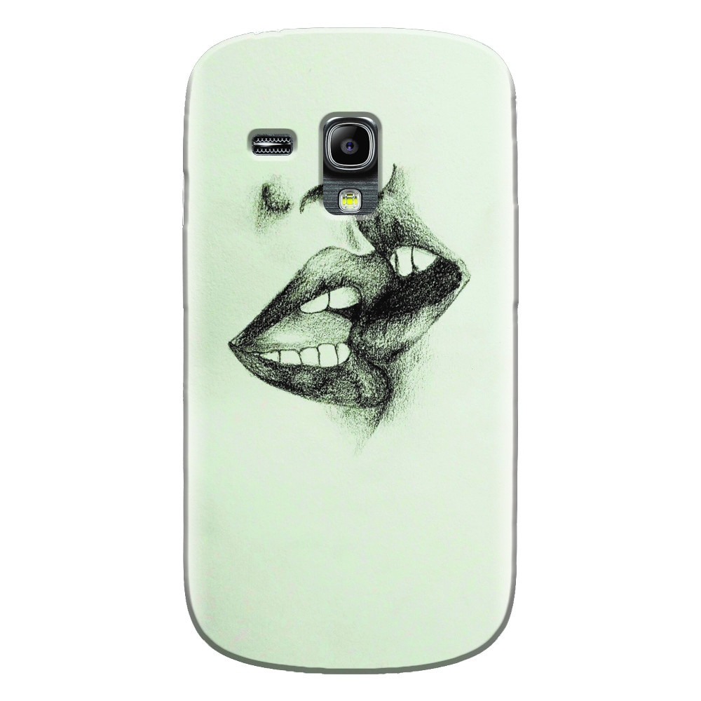 Husa silicon pentru Samsung Galaxy S3 Mini, Kiss