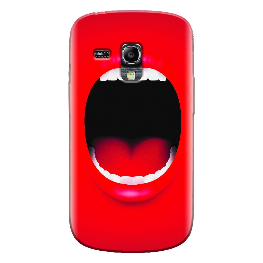 Husa silicon pentru Samsung Galaxy S3 Mini, Big Mouth
