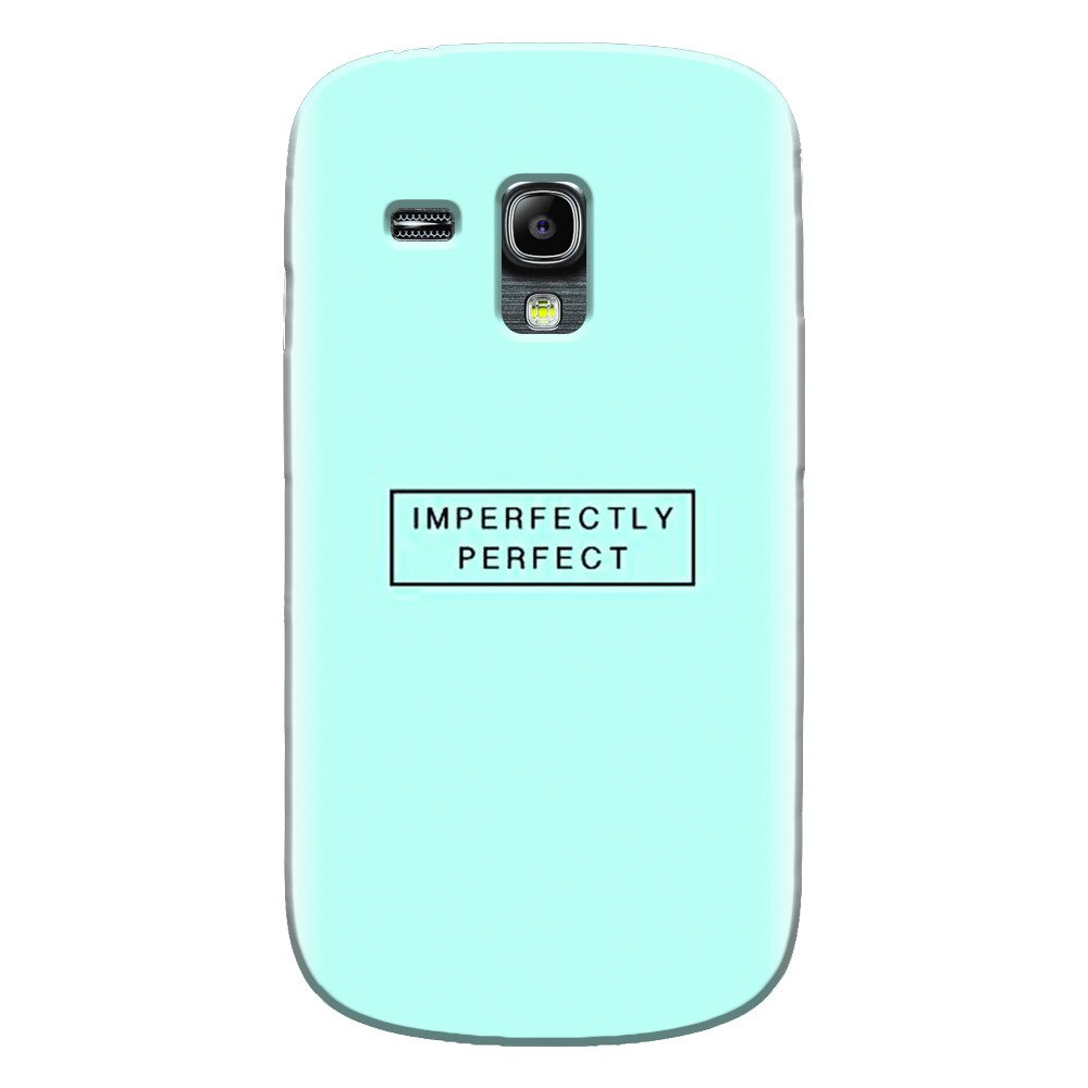 Husa silicon pentru Samsung Galaxy S3 Mini, Imperfectly Perfect