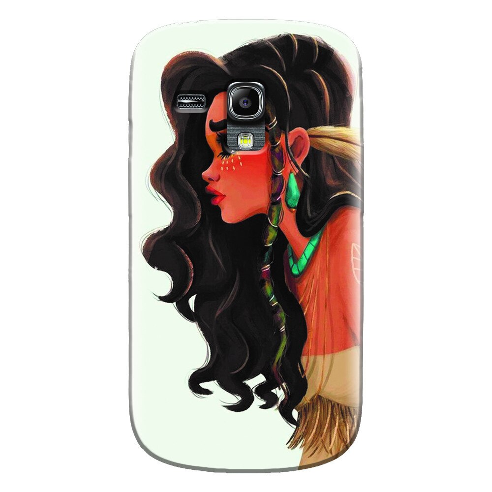 Husa silicon pentru Samsung Galaxy S3 Mini, Indian Girl