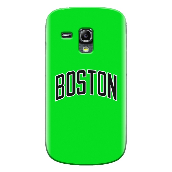 Husa silicon pentru Samsung Galaxy S3 Mini, NBA Boston Celtics