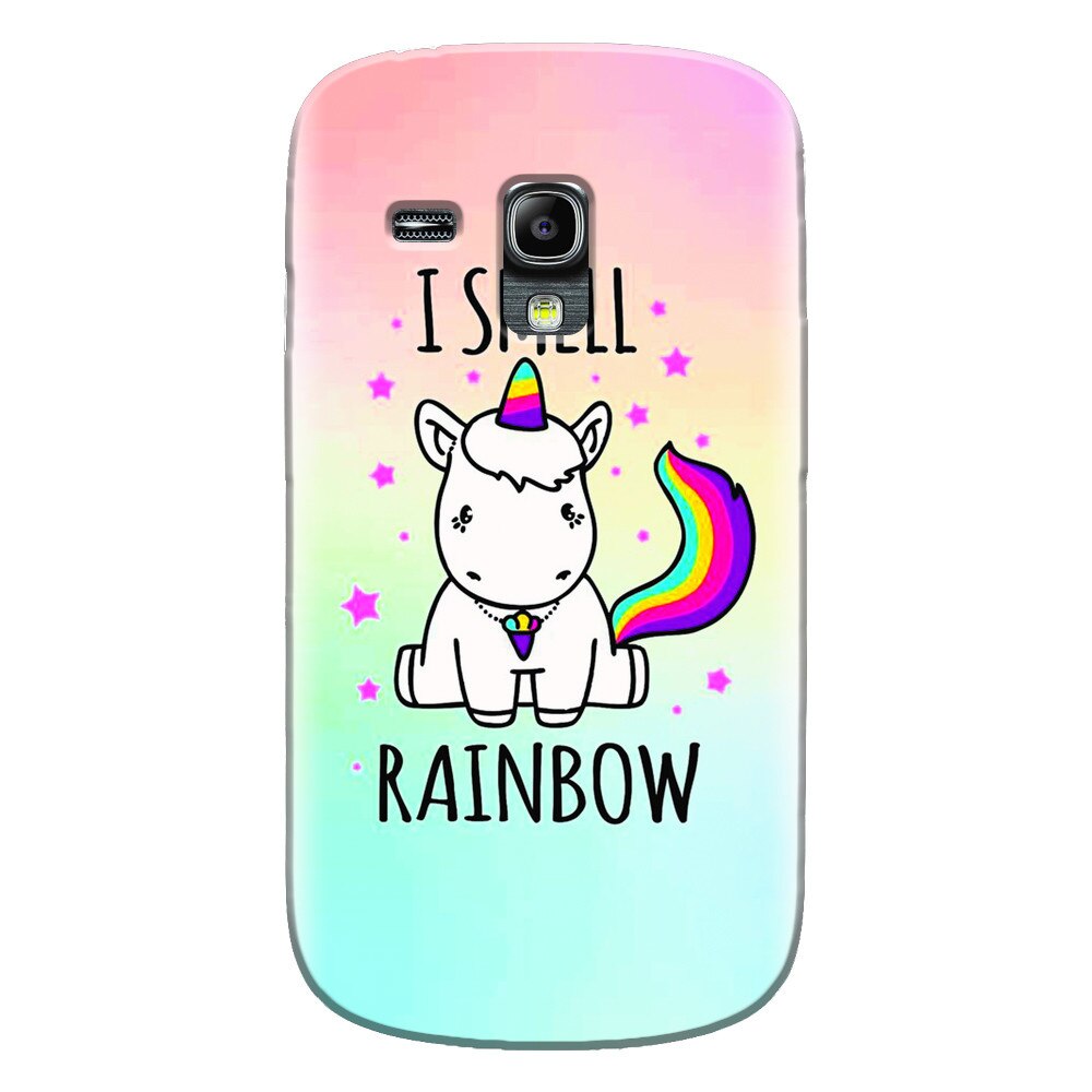 Husa silicon pentru Samsung Galaxy S3 Mini, I Smell Rainbow