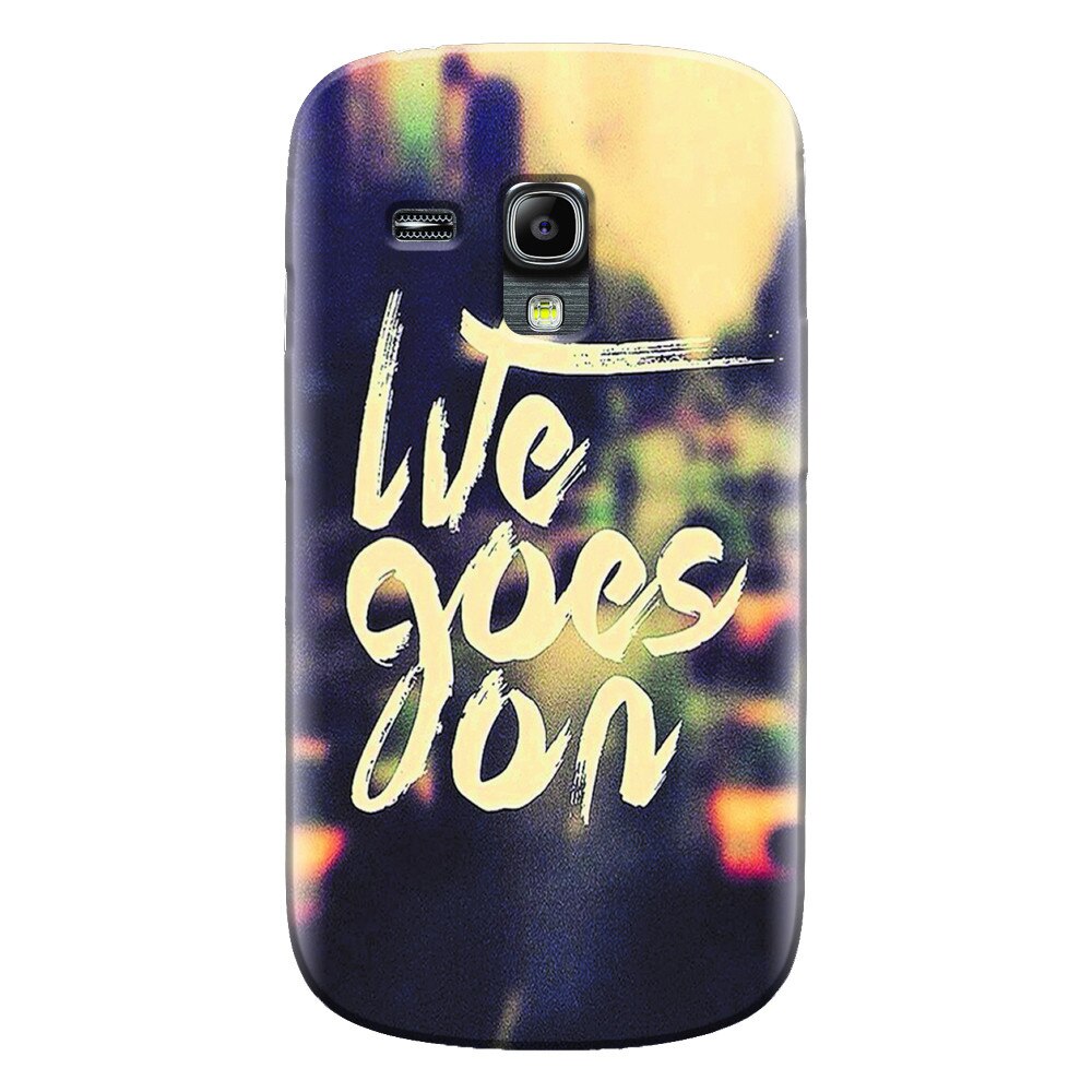 Husa silicon pentru Samsung Galaxy S3 Mini, Life Goes On