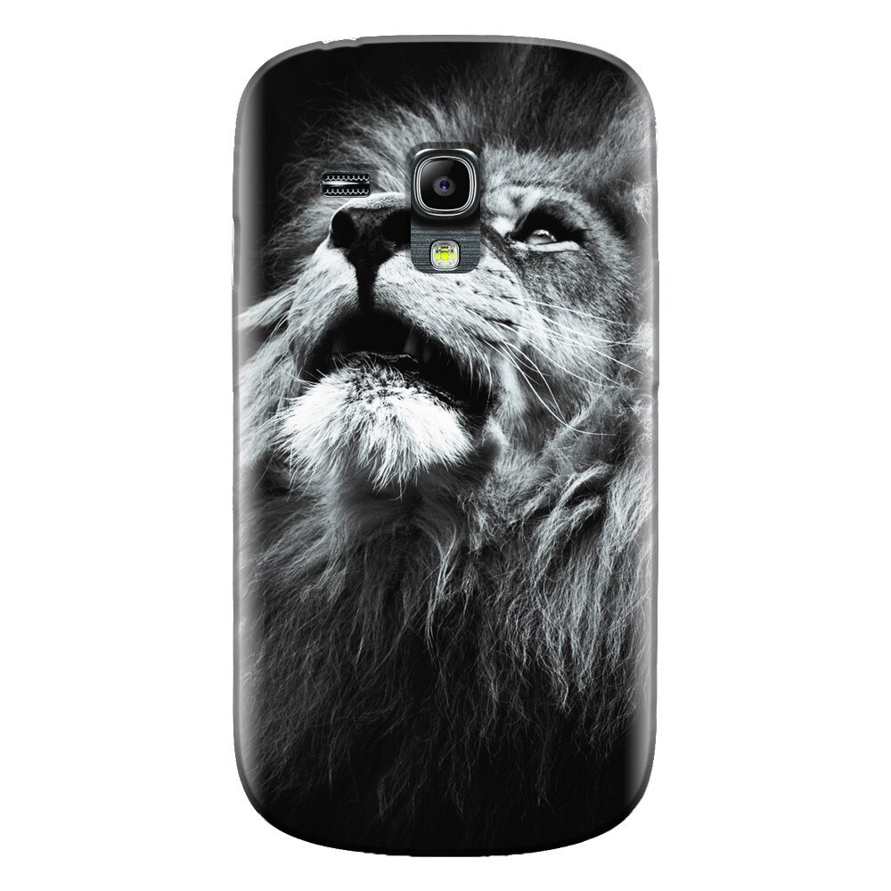Husa silicon pentru Samsung Galaxy S3 Mini, Majestic Lion Portrait