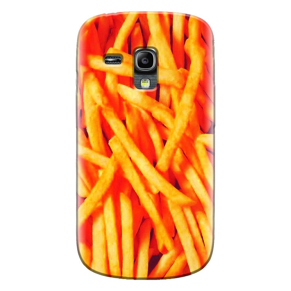 Husa silicon pentru Samsung Galaxy S3 Mini, Fries