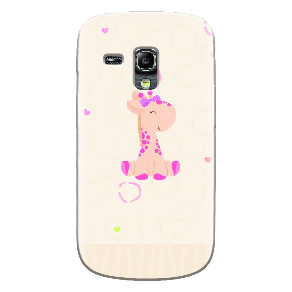 Husa silicon pentru Samsung Galaxy S3 Mini, Giraffe Cute