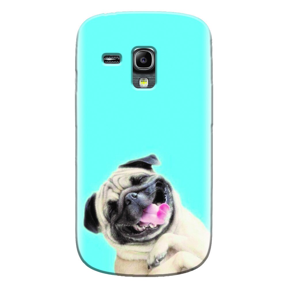 Husa silicon pentru Samsung Galaxy S3 Mini, Happy Dog
