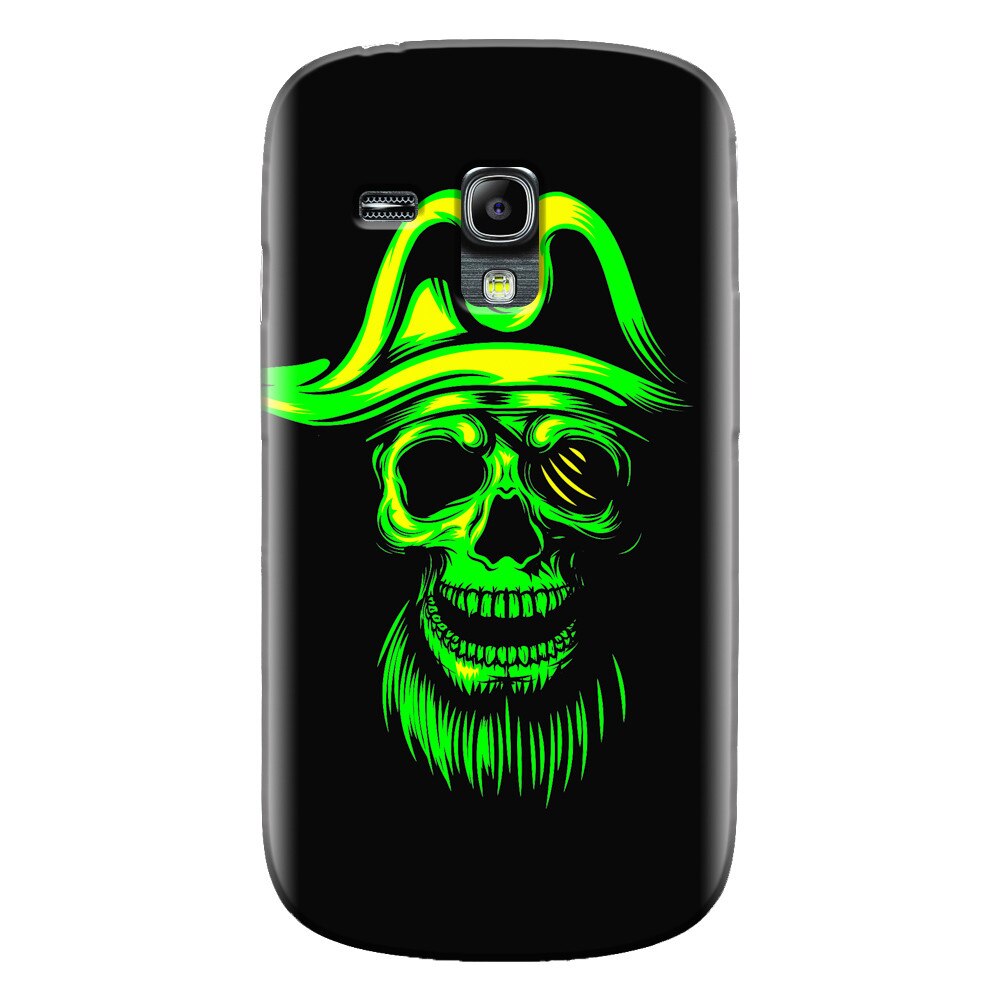 Husa silicon pentru Samsung Galaxy S3 Mini, Pirate Skull