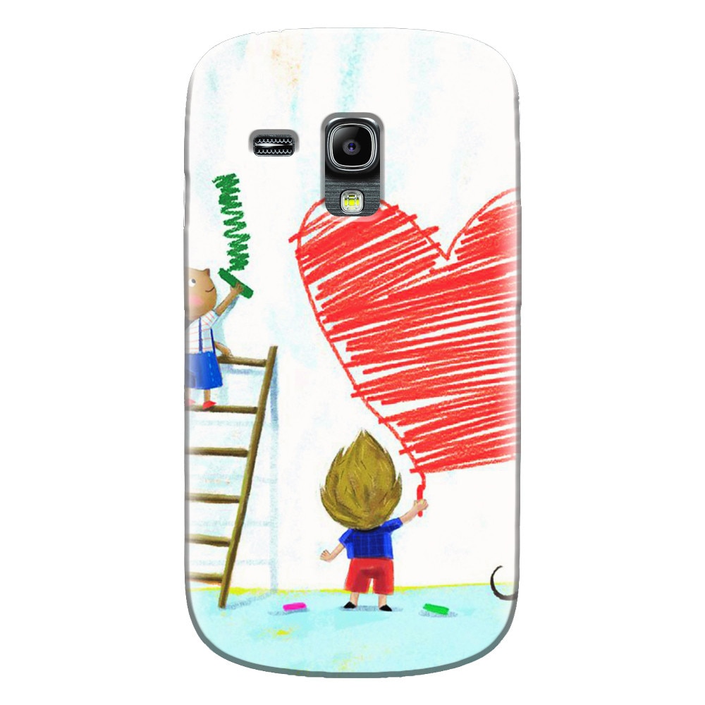 Husa silicon pentru Samsung Galaxy S3 Mini, I Love You Creatures