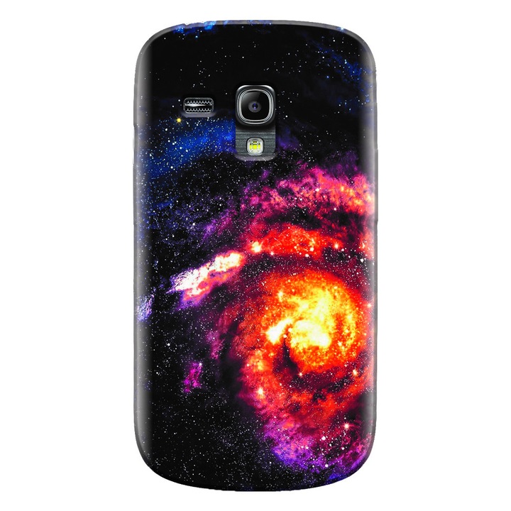 Husa silicon pentru Samsung Galaxy S3 Mini, Spiral Galaxy Illustration