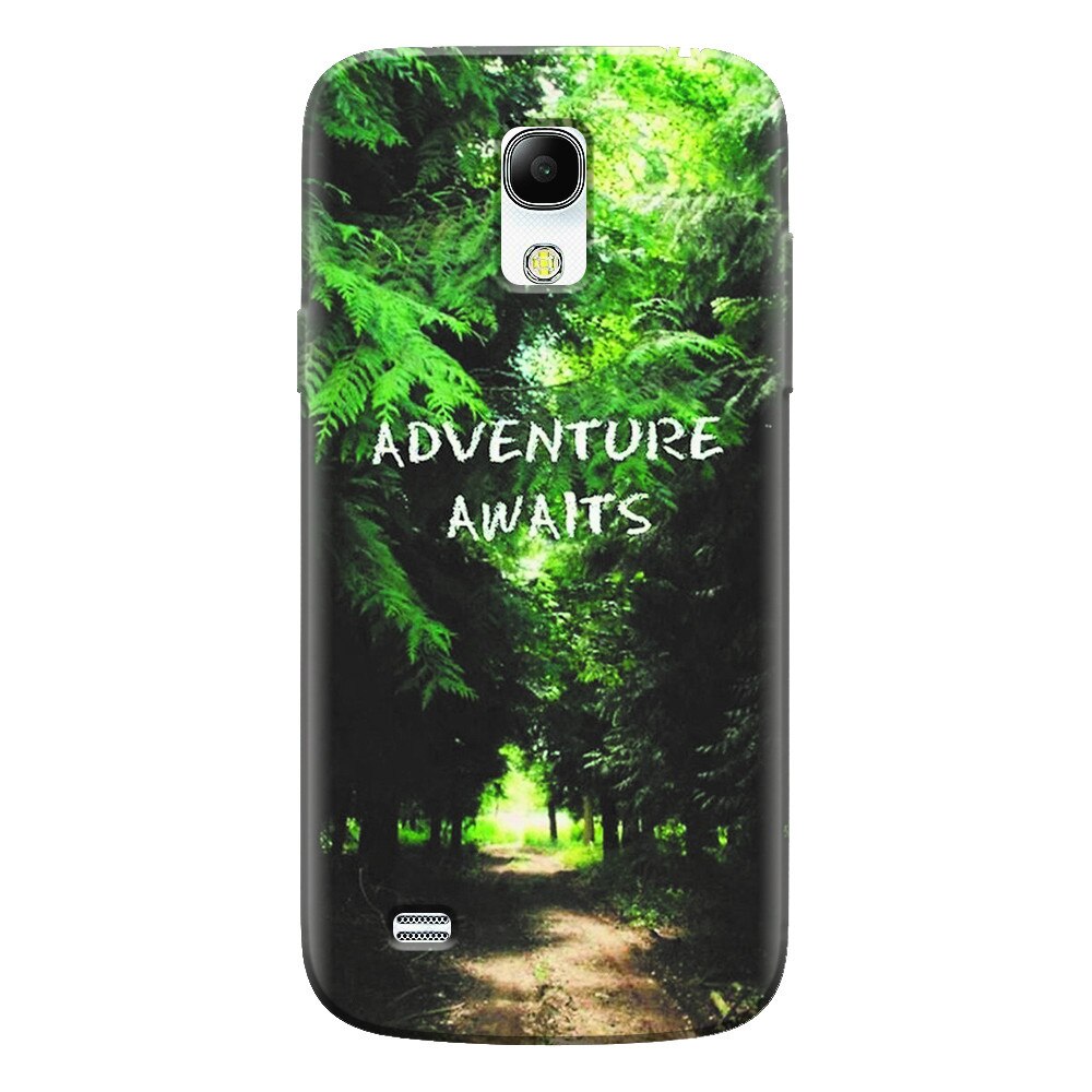 Husa silicon pentru Samsung Galaxy S4 Mini, Adventure Awaits Forest
