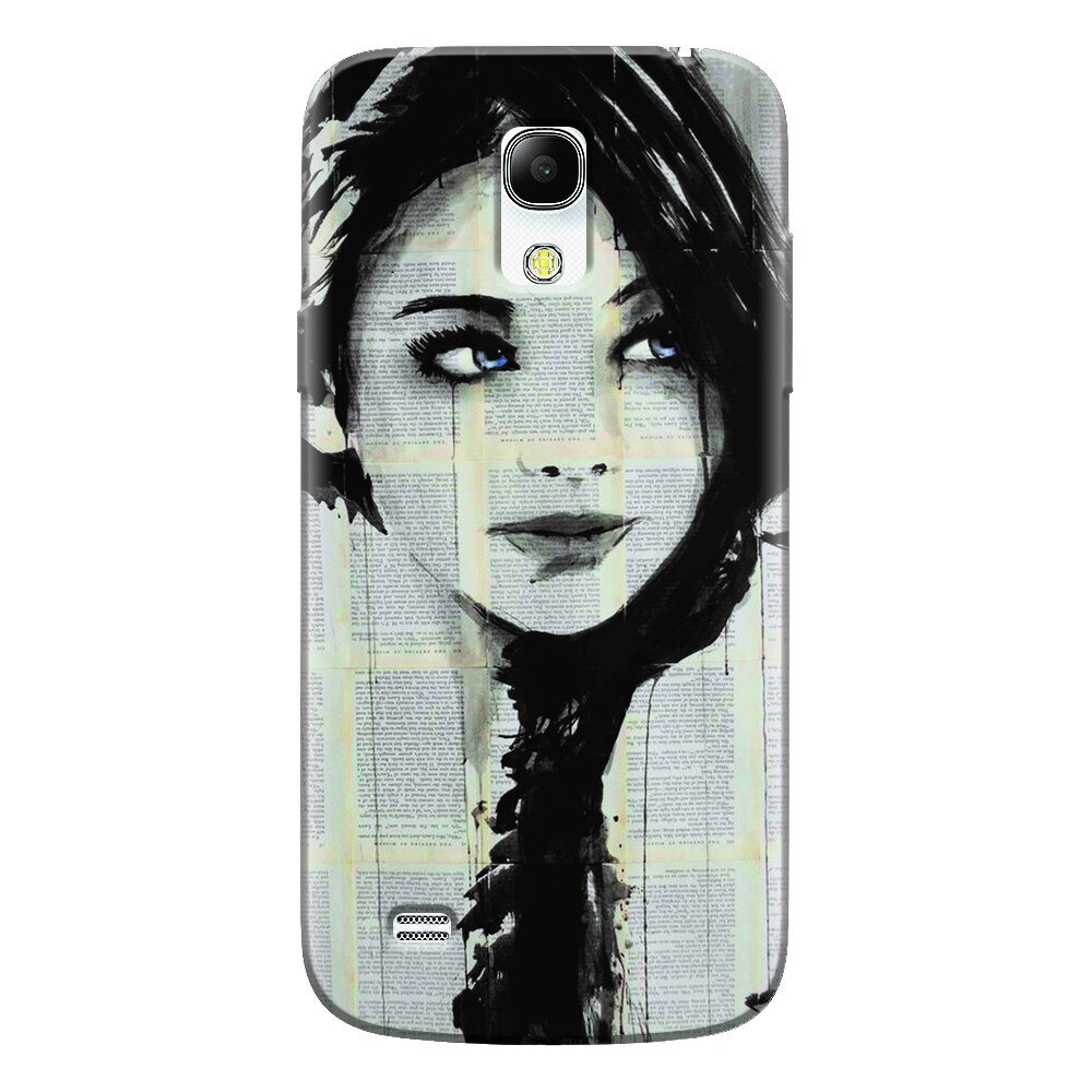Husa silicon pentru Samsung Galaxy S4 Mini, Blue Eyes