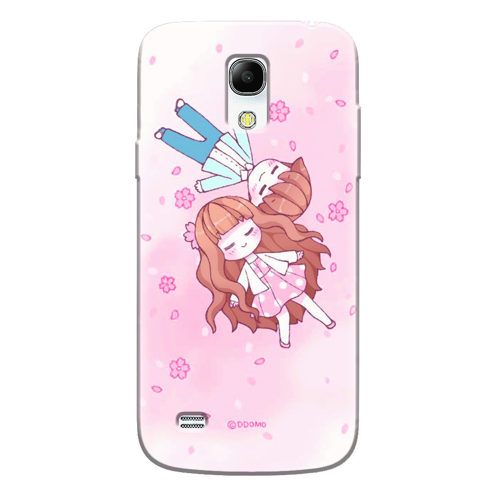 Husa silicon pentru Samsung Galaxy S4 Mini, Cute Couple