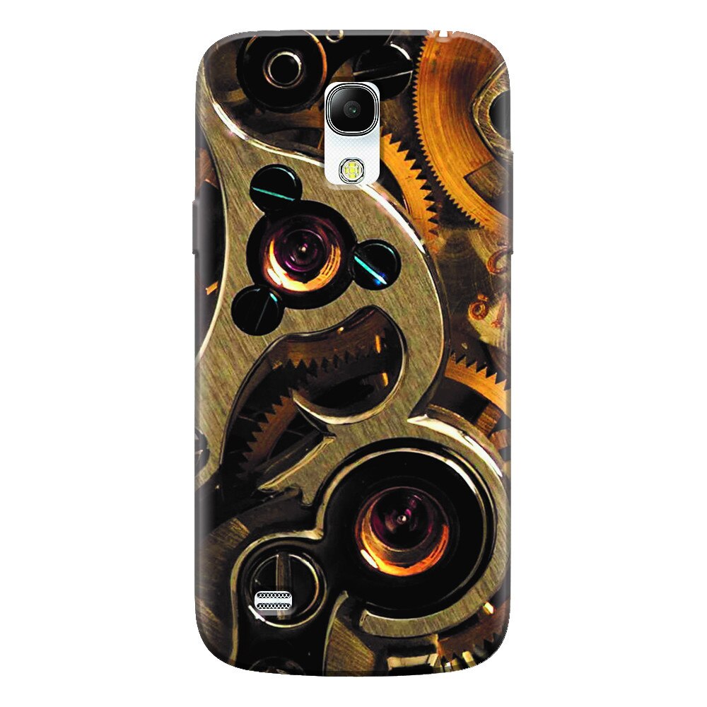 Husa silicon pentru Samsung Galaxy S4 Mini, Clock Mechanism