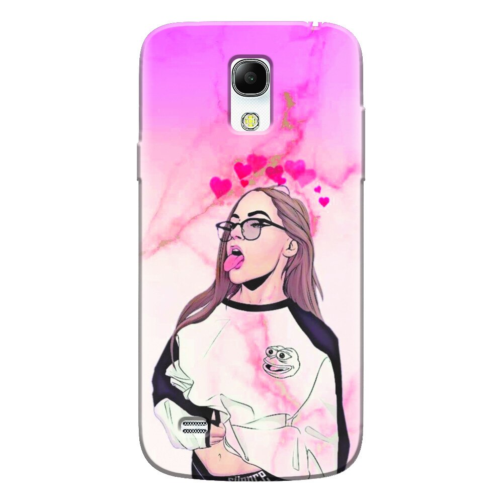 Husa silicon pentru Samsung Galaxy S4 Mini, Bad Girl