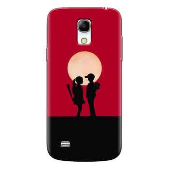 Husa silicon pentru Samsung Galaxy S4 Mini, Boy Girl Love Story Husa silicon pentru Samsung Galaxy S4 Mini, Boy Girl Love Story