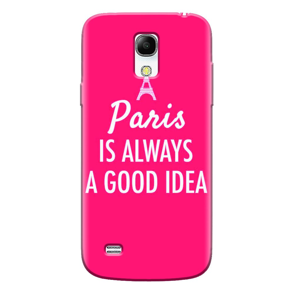 Husa silicon pentru Samsung Galaxy S4 Mini, Paris Is Always A Good Idea