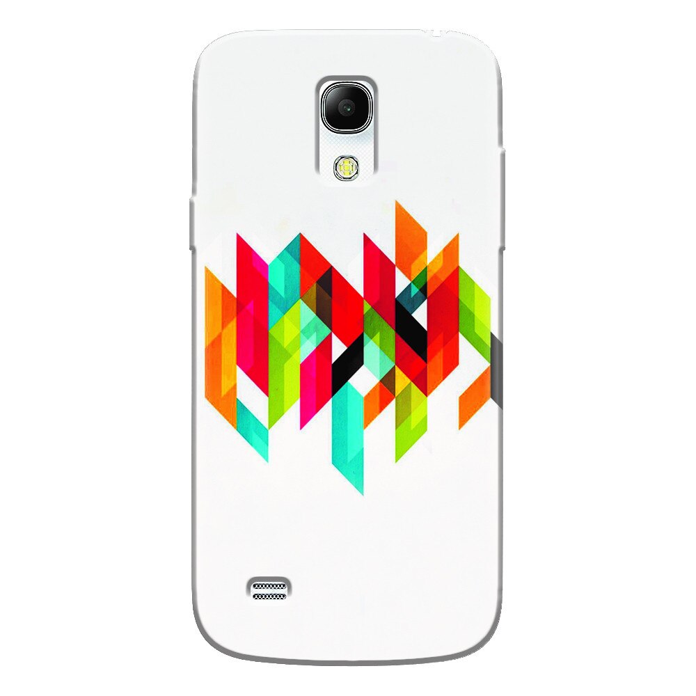 Husa silicon pentru Samsung Galaxy S4 Mini, Geometric