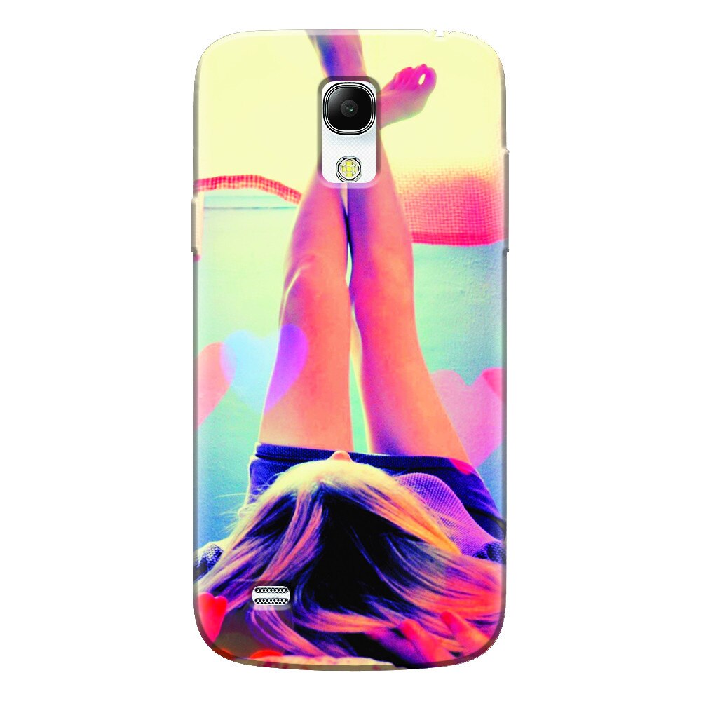 Husa silicon pentru Samsung Galaxy S4 Mini, Relax Girl