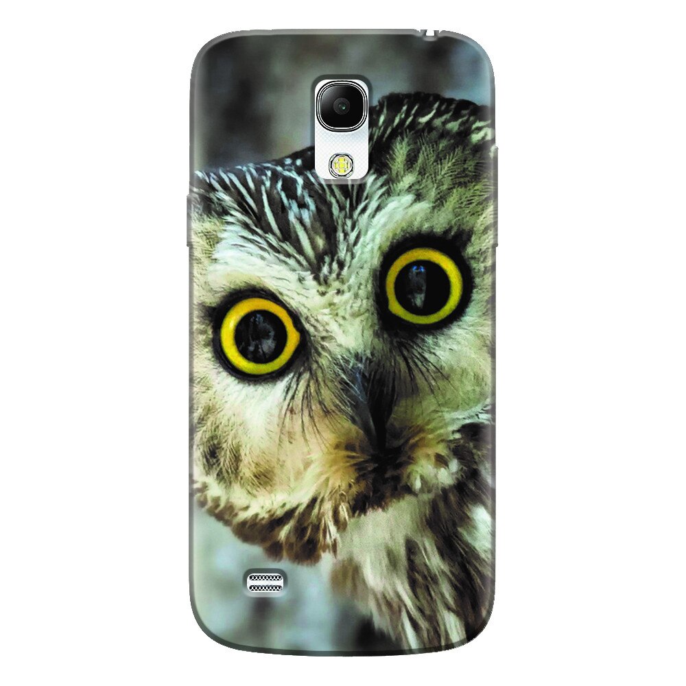 Husa silicon pentru Samsung Galaxy S4 Mini, Owl