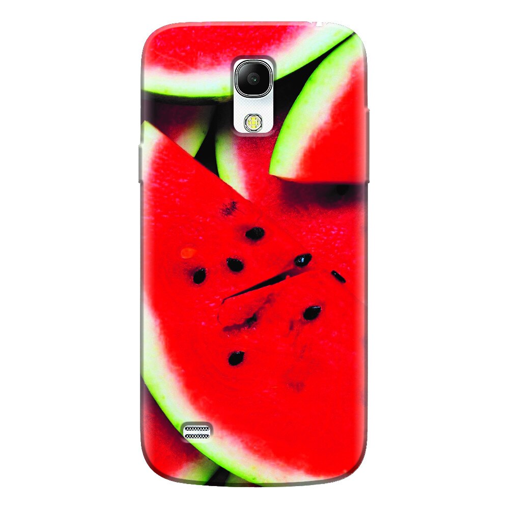 Husa silicon pentru Samsung Galaxy S4 Mini, S Of Watermelon Slice