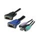 Intellinet 8-Port KVM kapcsoló Fekete (506441)
