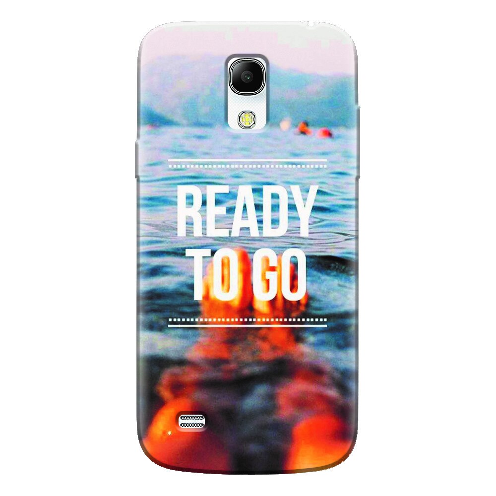 Husa silicon pentru Samsung Galaxy S4 Mini, Ready To Go Swimming