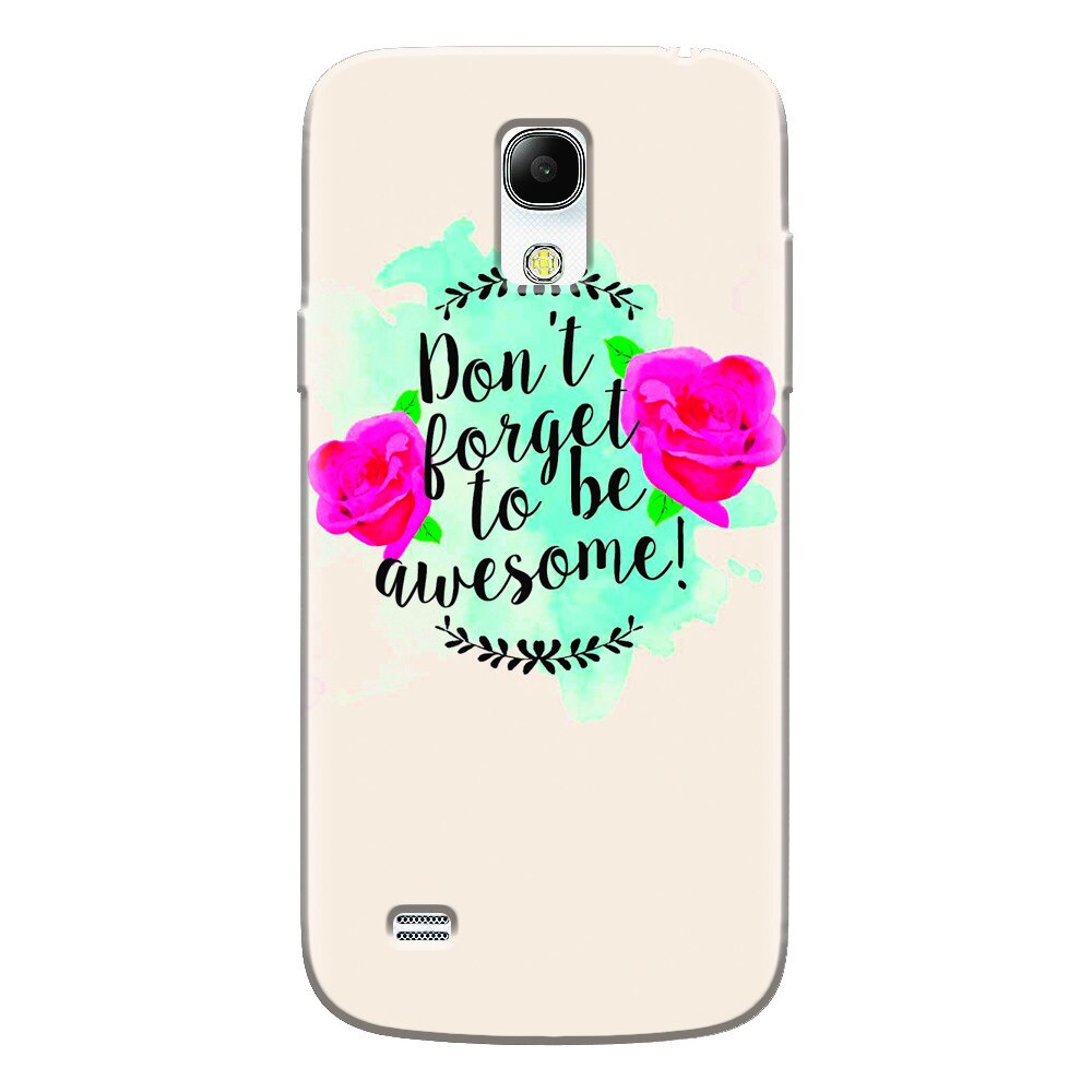 Husa silicon pentru Samsung Galaxy S4 Mini, Dont Forget