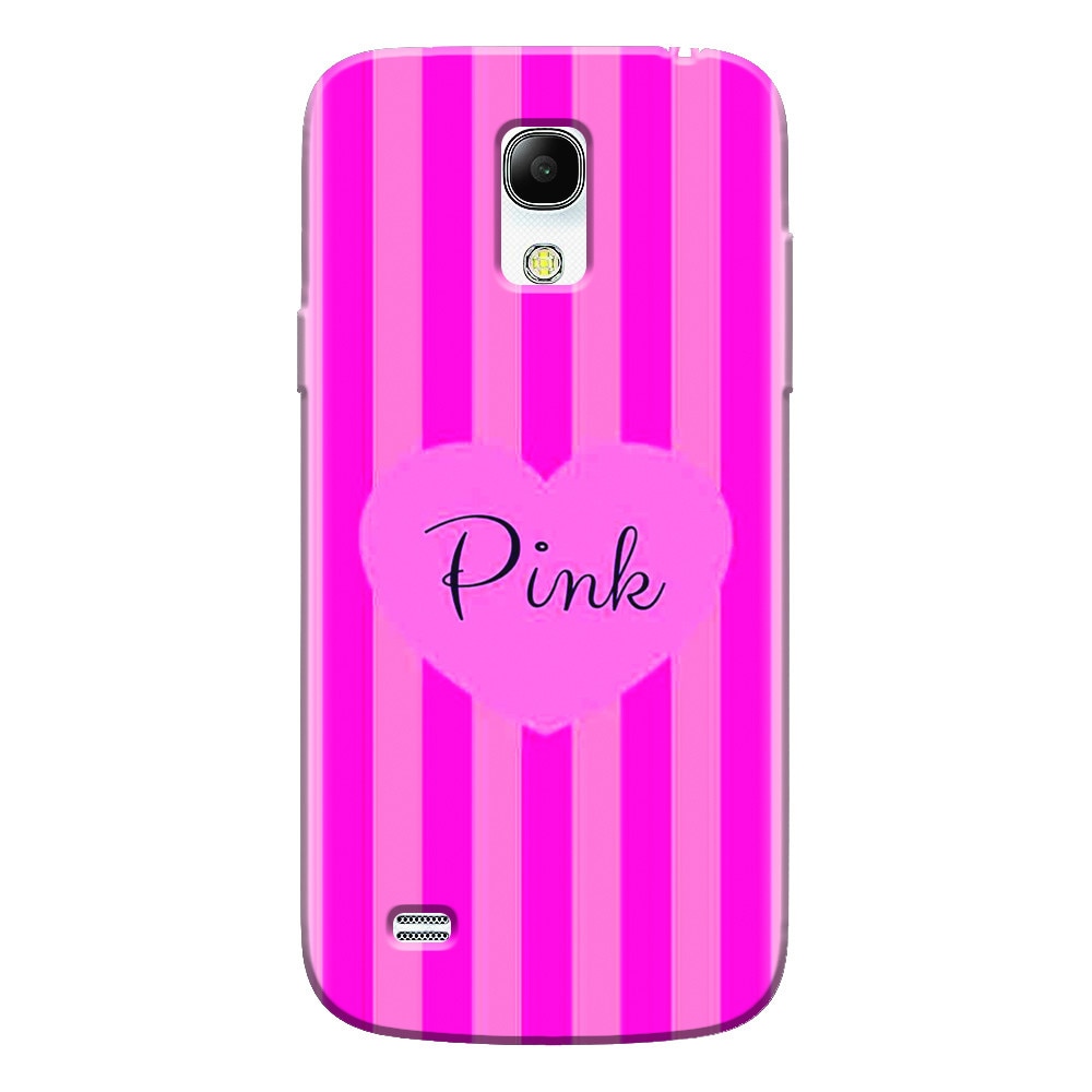 Husa silicon pentru Samsung Galaxy S4 Mini, Pink