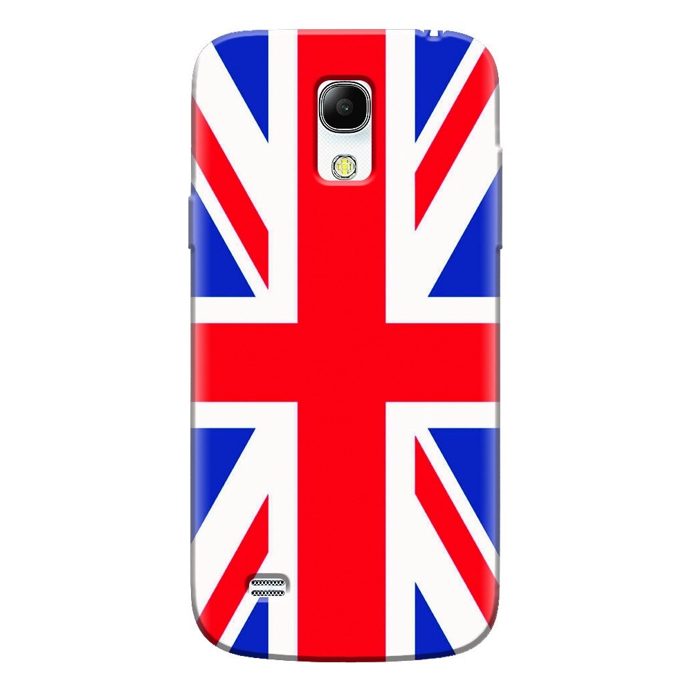 Husa silicon pentru Samsung Galaxy S4 Mini, UK Flag Illustration