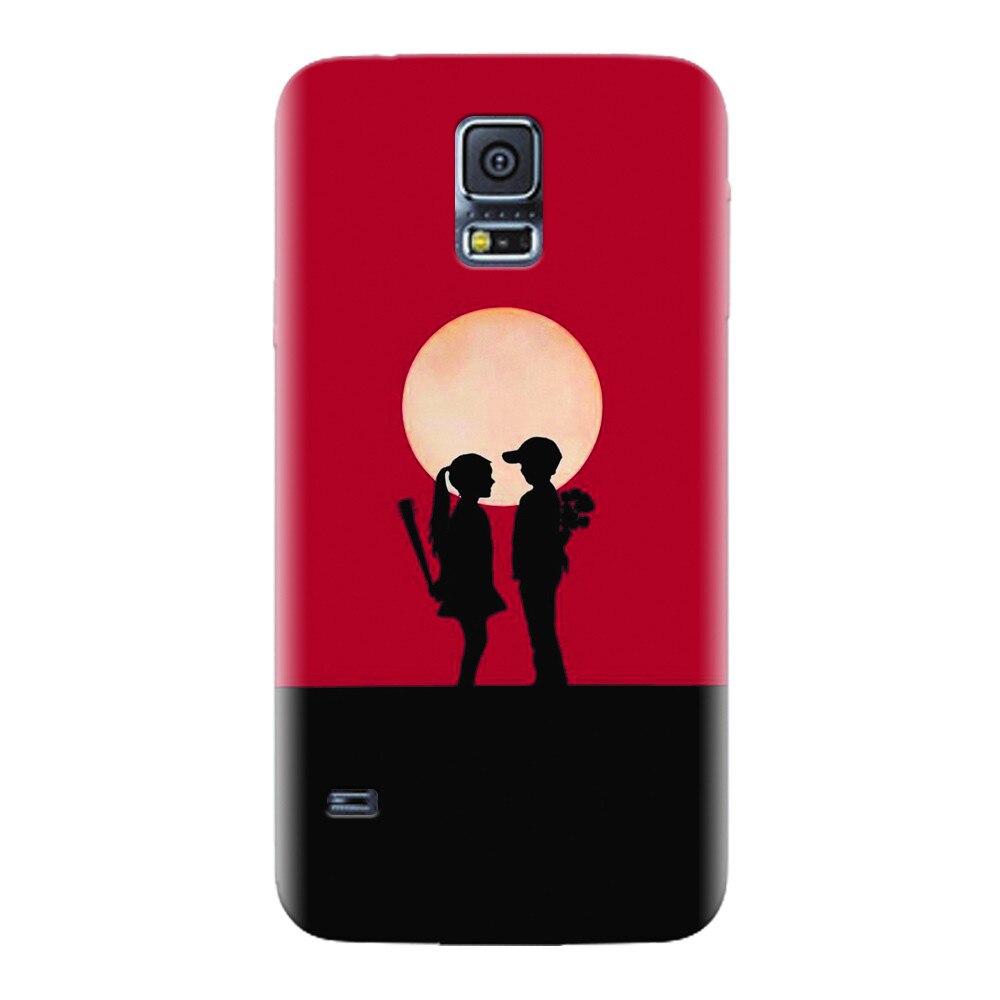 Husa silicon pentru Samsung Galaxy S5, Boy Girl Love Story