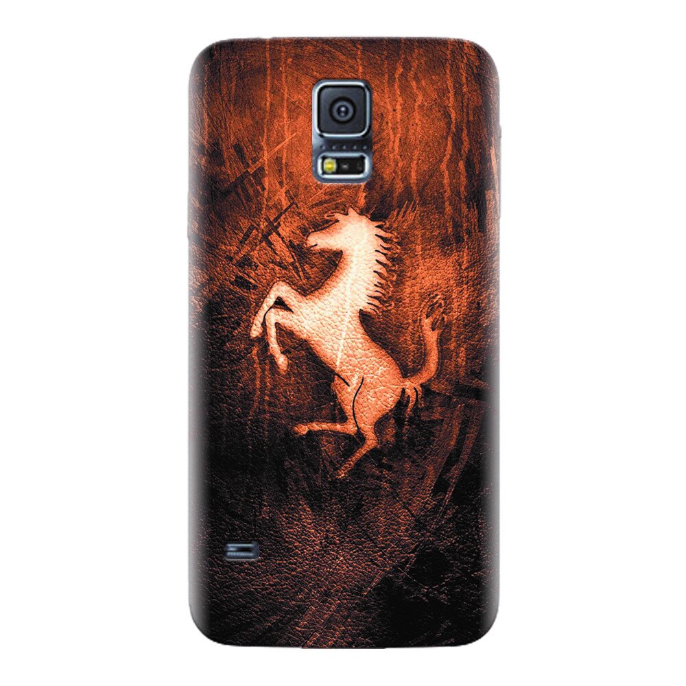 Husa silicon pentru Samsung Galaxy S5, Amazing Horse