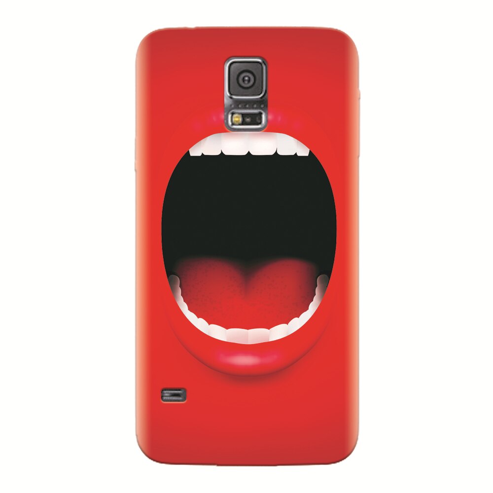 Husa silicon pentru Samsung Galaxy S5, Big Mouth