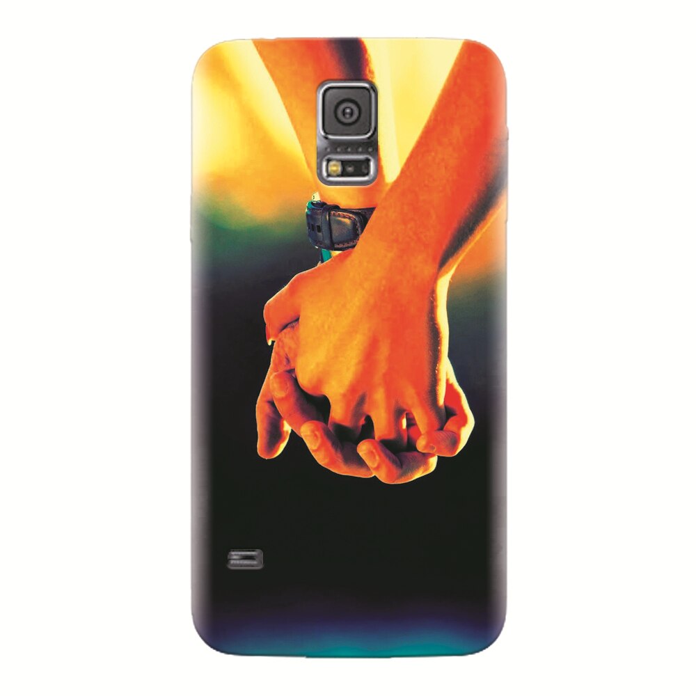 Husa silicon pentru Samsung Galaxy S5, Couple Holding Hands