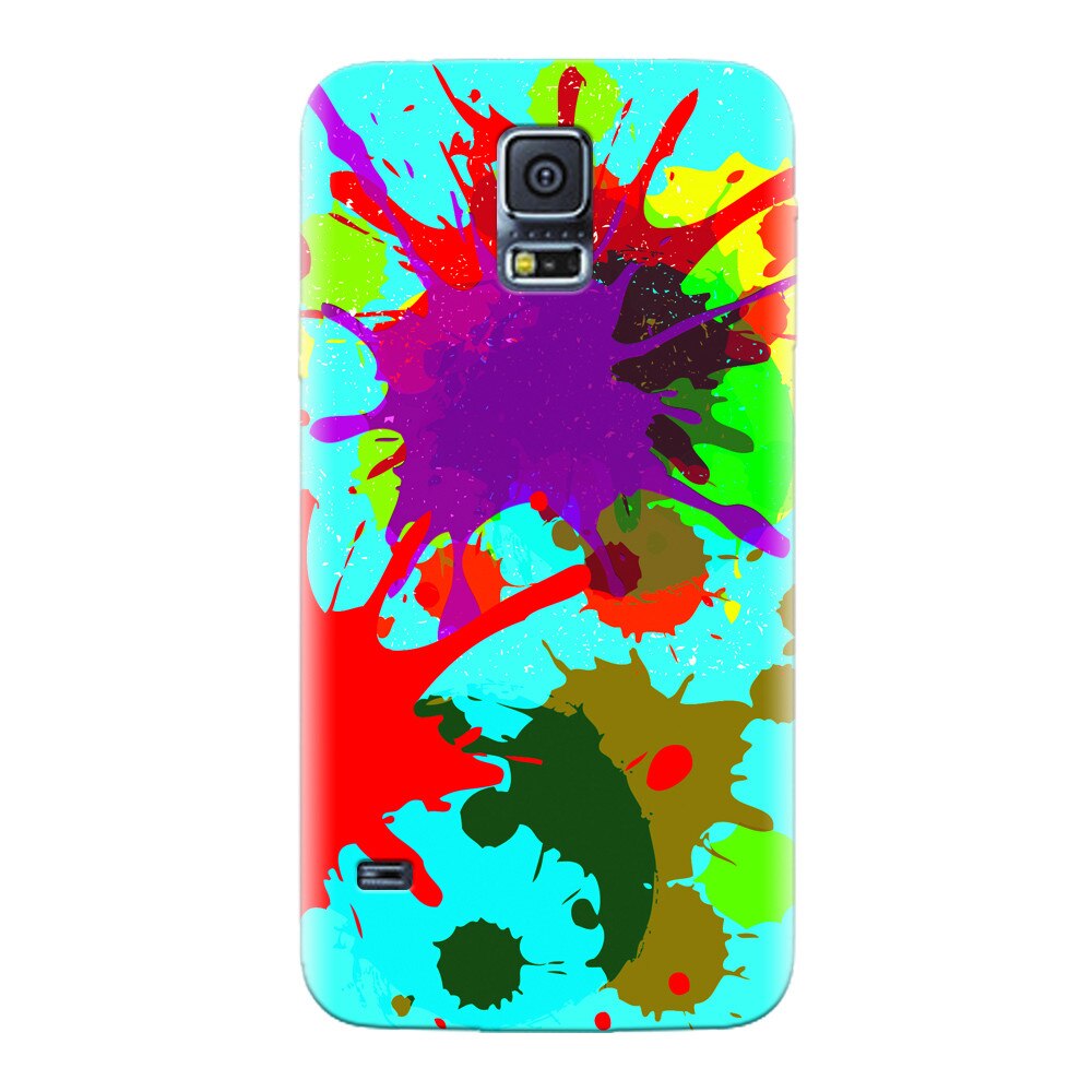 Husa silicon pentru Samsung Galaxy S5, Holi Splash