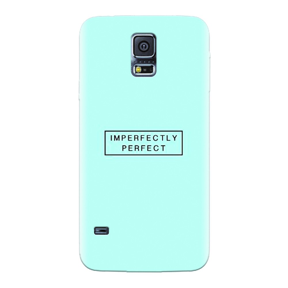 Husa silicon pentru Samsung Galaxy S5, Imperfectly Perfect