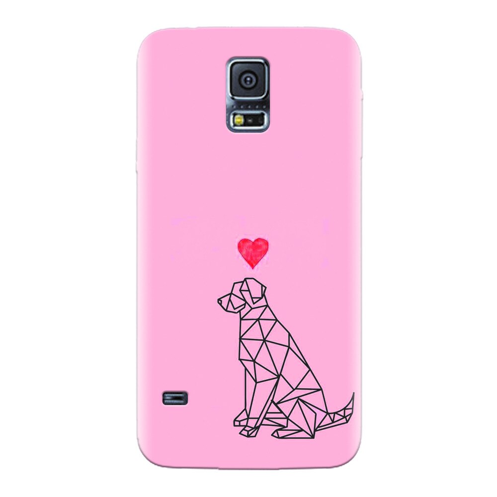 Husa silicon pentru Samsung Galaxy S5, Love Dog