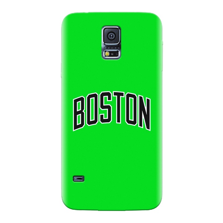 Husa silicon pentru Samsung Galaxy S5, NBA Boston Celtics