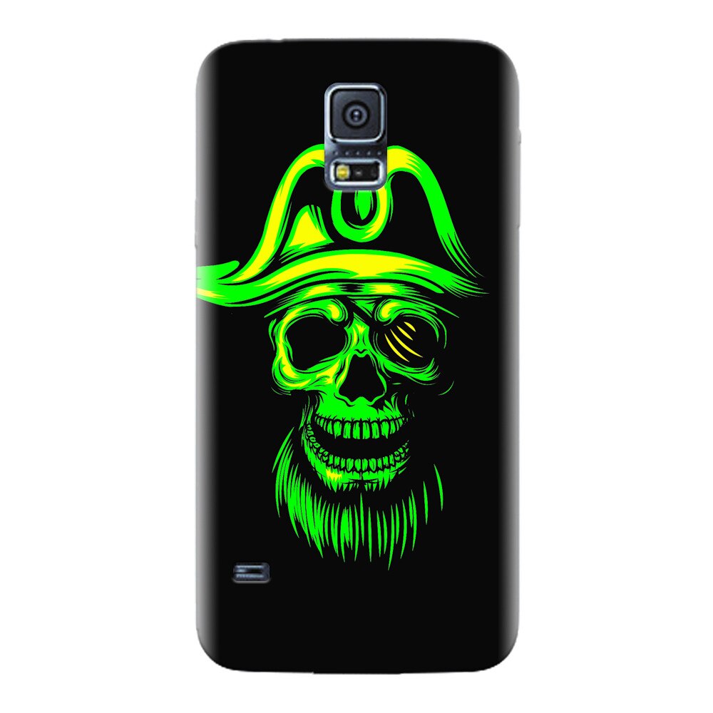 Husa silicon pentru Samsung Galaxy S5, Pirate Skull